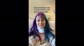 Woman DAMAGES spinal cord and risks paralysis after cracking her neck in freak accident