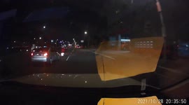 Road Rage: Reckless moped rider skips lane and almost got rear-ended (Dashcam Video)