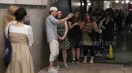 'Harry Potter' star Tom Felton meets and greets fans in London