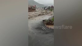 River bursts its banks amid severe floods in Pakistan