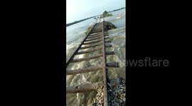 Aftermath of severe floods in Rajanpur, Pakistan