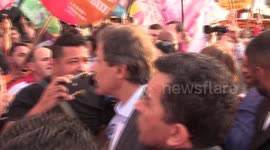 The candidate for governor of São Paulo, Brazil Fernando Haddad