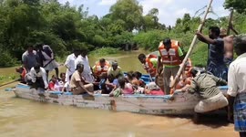 Flash floods affect many villagers as water enters houses, livestock were also affected