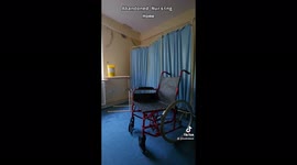 Explorer uncovers creepy abandoned nursing home with wheelchairs everywhere