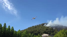 France: Forest Fire Breaks Out In Auriol