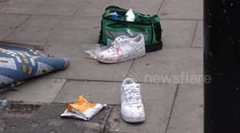 Video shows bloody aftermath of Western Road stabbing in Southall