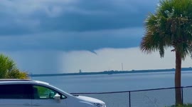 US: Waterspout Spotted Over Sky In Cape Canaveral Before NASA’s Artemis I Moon Rocket Launch 2