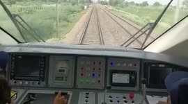 Unique locomotive-less train breaches 180kmph during trial run in northern India