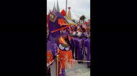 Hundreds of paper horses offered to gods in Vietnam
