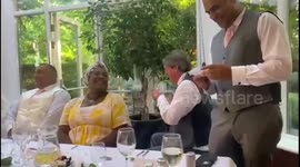 Best man’s speech isn’t about the bride and groom. Another event was happening that day. The Anthony Joshua fight …..