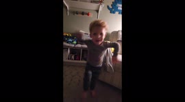 Baby dances to Led Zeppelin