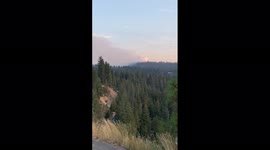 US: Wildfire Breaks Out Near Palisades Park In Spokane, WA
