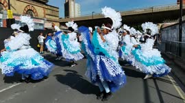 Kinetika Bloco kickoff the Notting Hill carnival 2022, London, UK
