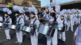 Dancers and musicians kick off the opening day parade as Notting Hill Carnival returns