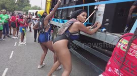 Twerking in the streets: Joyous return for Notting Hill Carnival after 3-year hiatus