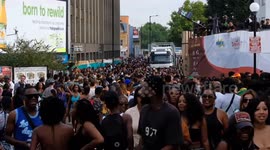 Revellers throng the streets as Notting Hill Carnival returns after three years