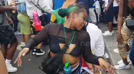 Notting Hill Carnival revellers party hard on bank holiday Monday