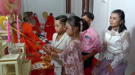 Eight-year-old twins get married in bizarre wedding to ‘save them from bad luck’