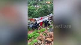 Bodies are retrieved following deadly landslide in Sierra Leone