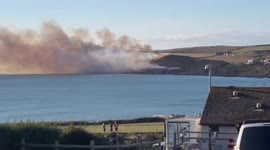 UK: Wildfire Erupts At Baggy Point In North Devon, England 3