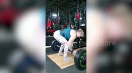Meet the super-gran who shed 18 stone and is now a bodybuilder