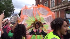 Notting Hill Carnival 2022 - ELIMU Paddington Arts spectacle on Westbourne Grove