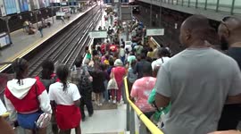 Notting Hill Carnival 2022 - Earls Court station packed with carnival-goers