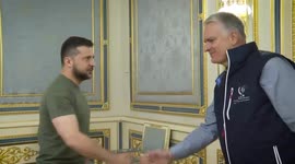 Zelenskyy meets with Director General of IAEA Rafael Grossi