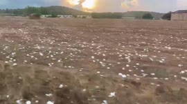 Spain: Large-Sized Hail Strikes La Bisbal D’Empordà In Girona Leaving Significant Damage