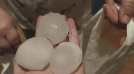 Spain: Large-Sized Hail Strikes La Bisbal D’Empordà In Girona Leaving Significant Damage 4