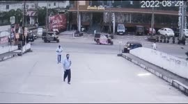 Woman in middle of two colliding vehicles miraculously survives