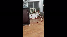 Spain: Large-Sized Hail Strikes La Bisbal D’Empordà In Girona Leaving Significant Damage 6