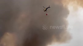 Spain: Wildfire Breaks Out In Riópar, Albacete
