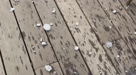 Spain: Large-Sized Hail Strikes La Bisbal D’Empordà In Girona Leaving Significant Damage 7