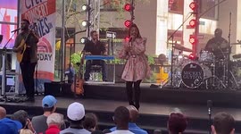 Mickey Guyton performs on the TODAY Show in New York, NY, USA