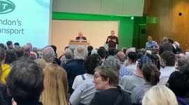 John McDonnell challenges picket line ban of Labour leader in transport rally