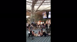 'Uh-oh...Burger King is on fire!' says woman at Orlando International Airport, US