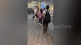 Passengers evacuated as fire breaks out in burger restaurant at Orlando International Airport