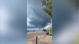 Giant waterspout sighted off the coast of Sauble Beach, Canada