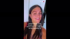 Girl passionately organizes a birthday party for her best friend before leaving town