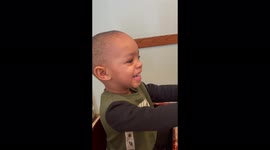 Kids have mixed reactions to seeing food being made on hibachi grill