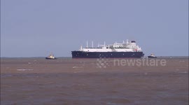 US gas ship arrives to top up UK energy supplies off Kent coast