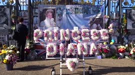Floral tributes to Princess Diana at her former London home 25 years after her untimely death