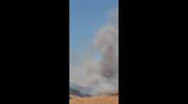 US: Route Fire Breaks Outs In California, Prompts Evacuations And Freeway Closure 5