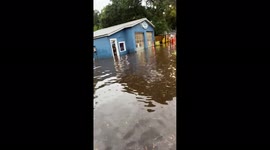 US: Heavy Rains Cause Flooding, Road Closures In Charleston, SC 2