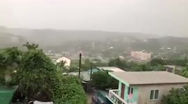 Typhoon Hinnamnor dumps heavy rain on homes in northern Philippines