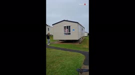 Prankster wakes neighbours by luring flock of seagulls onto caravan roof
