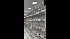Japan: Empty Supermarket Shelves As Typhoon Hinnamnor Brushes Okinawa 2