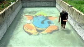 Indian artist paints stunning picture of Hindu god Ganesh underwater