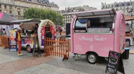 3rd edition of the Paris Street Food Festival (Festival de la Cuisine de Rue). City Hall. 2nd sept 2022. 11h-22h